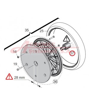 Rulment roata tasare F04100149R 